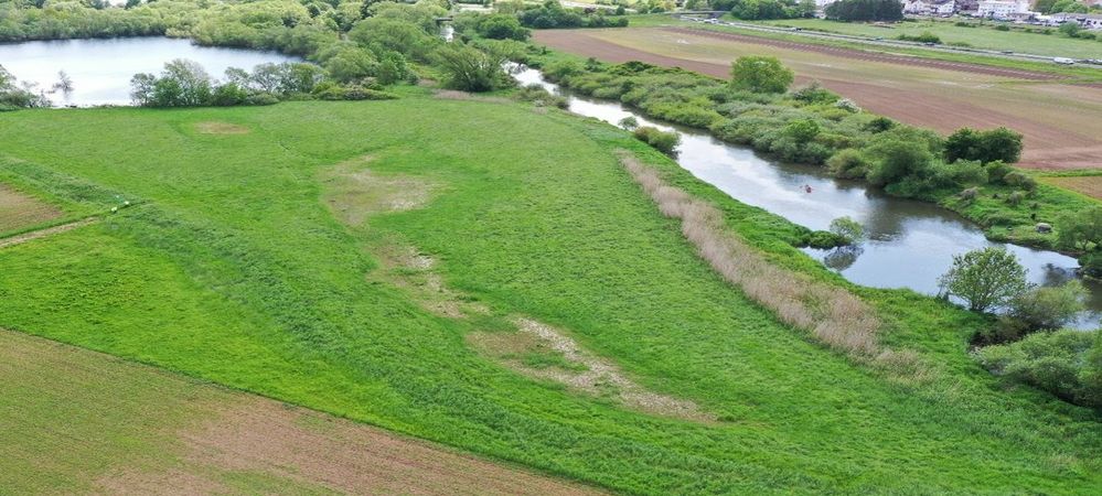 Fläche vor Baubeginn